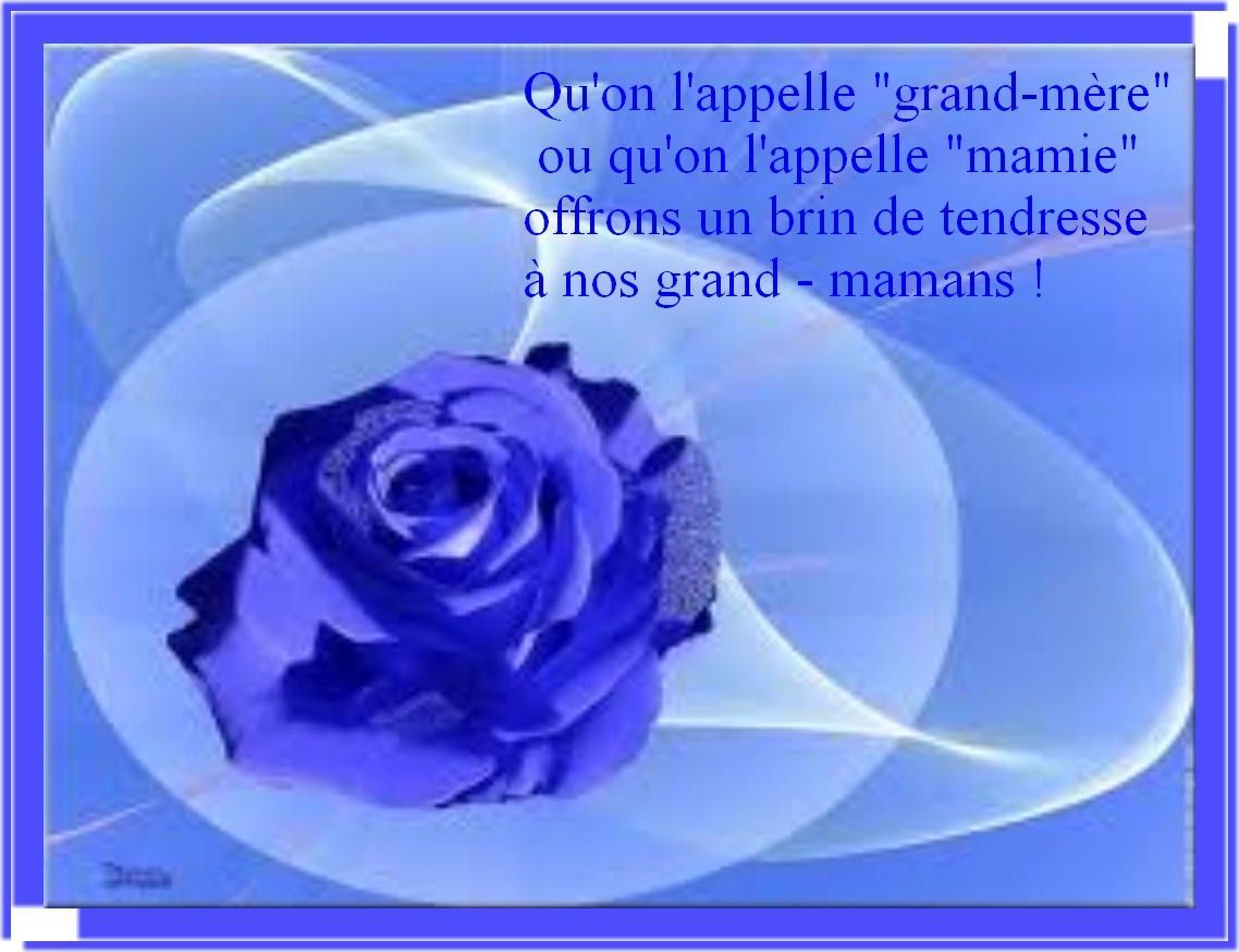 Bonne fête à toutes les grand-mamans